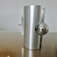 Pair of "oxar" brushed metal wall lights, space age, 1970