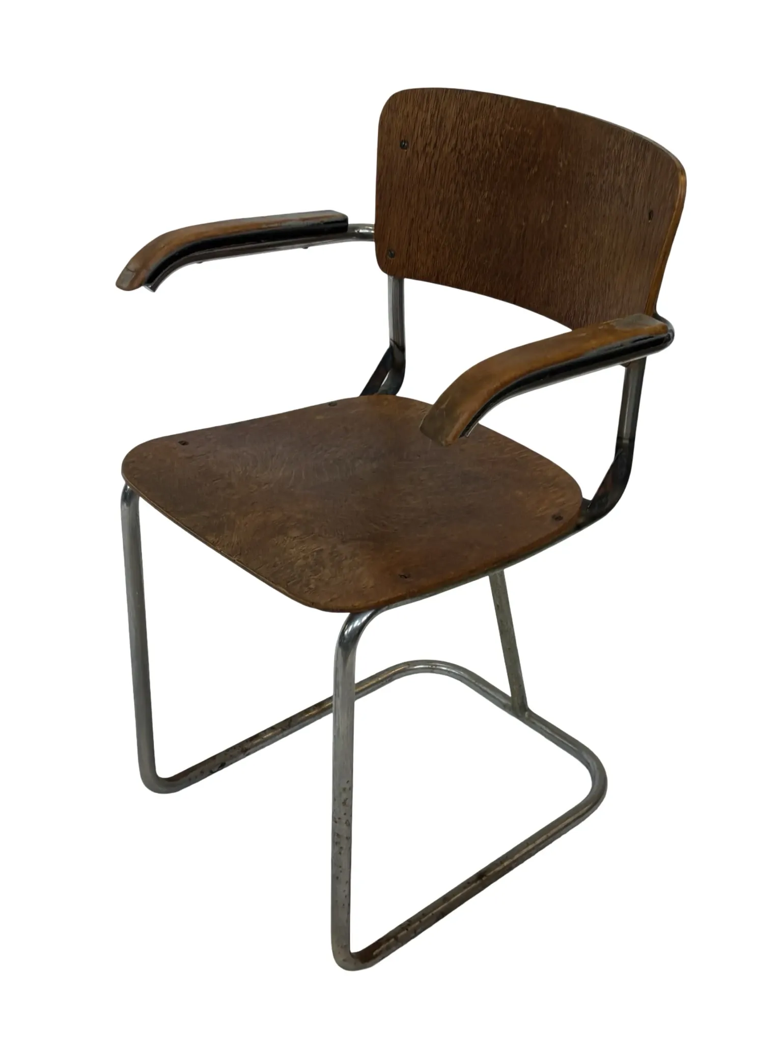 Vintage Plywood bauhaus style dining chair desk chair 50's Design
