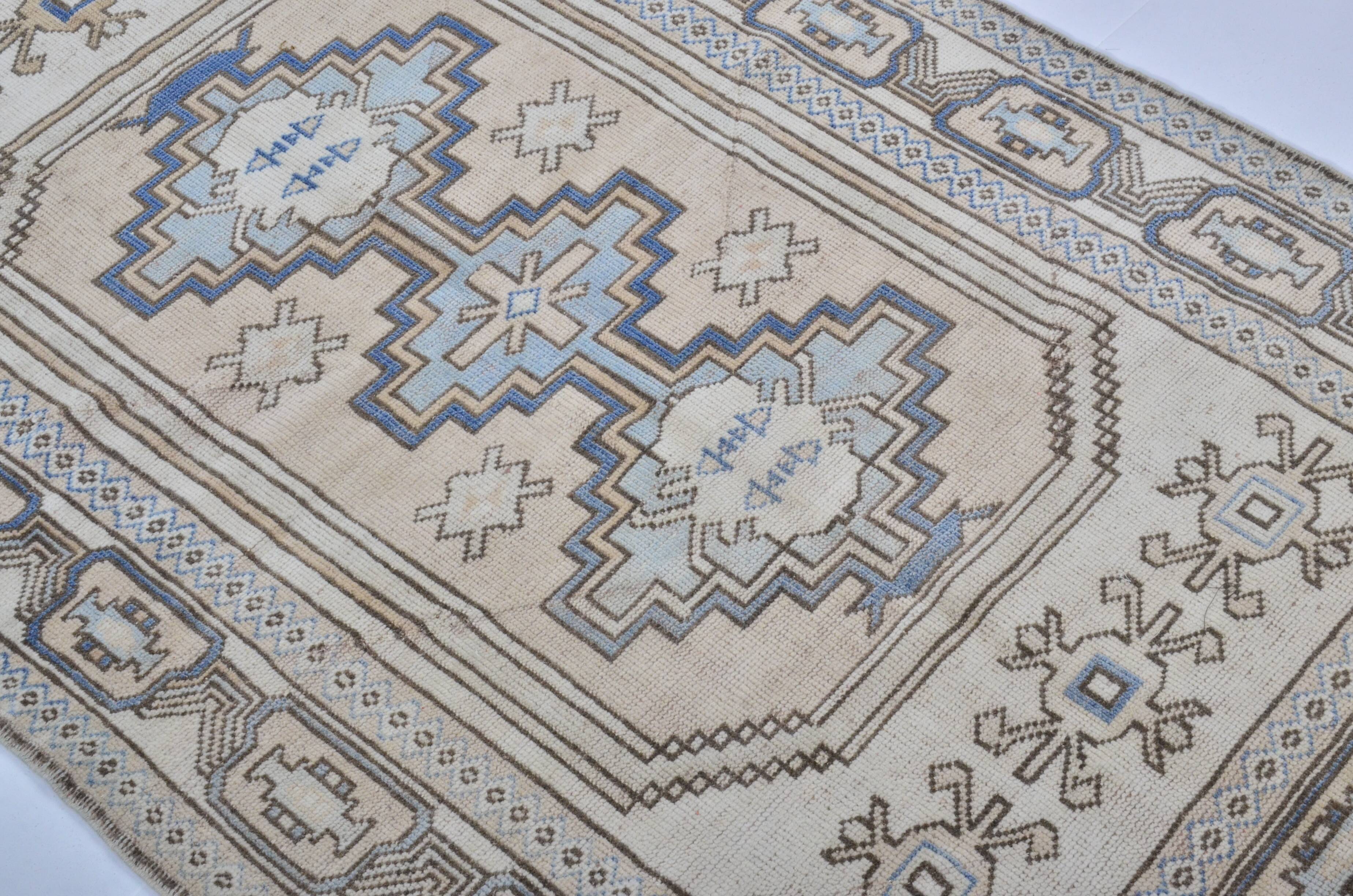 Turkish Oushak handmade rug sku 3559