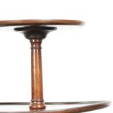 Antique English oak étagère/side table from the 19th century