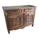 Antique cherry wood buffet from the 18th century.