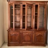 Cherry bookcase stamped Louis Tricoire