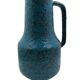 Blue speckled ceramic jar