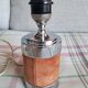 Vintage lamp in silvered metal