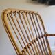 Vintage rattan armchair