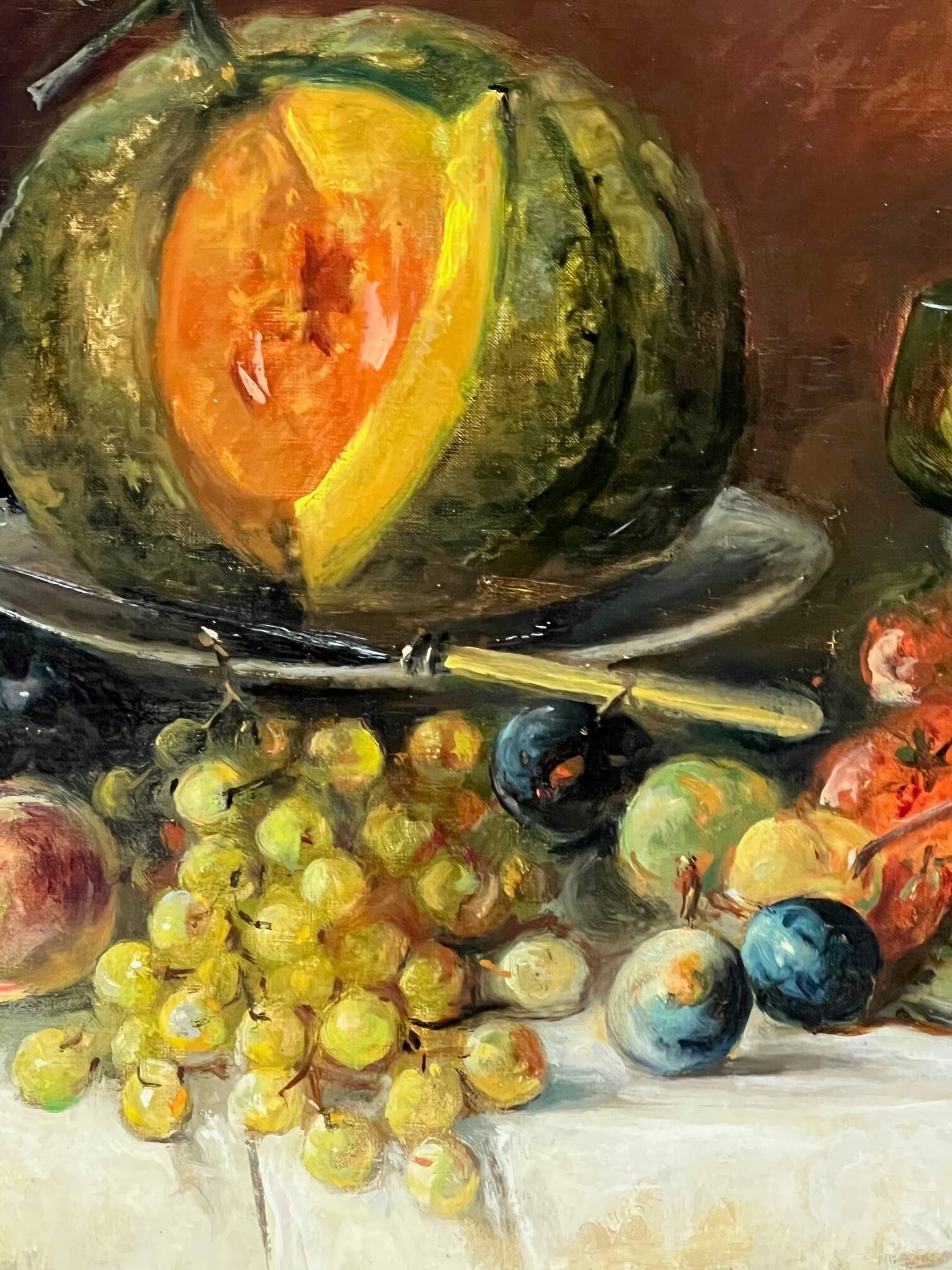 Jules Félix RAGOT (1835-1912) “Still life with fruit”.