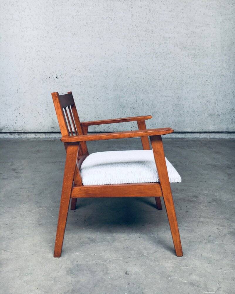 Mid-Century Modern Dutch Armchair Set, Netherlands, 1950s, Set of 3