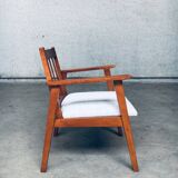 Mid-Century Modern Dutch Armchair Set, Netherlands, 1950s, Set of 3