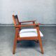 Mid-Century Modern Dutch Armchair Set, Netherlands, 1950s, Set of 3