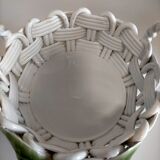 Braided ceramic dish