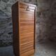 Armoire à rideau vintage en chêne | France | 1960s–1970s