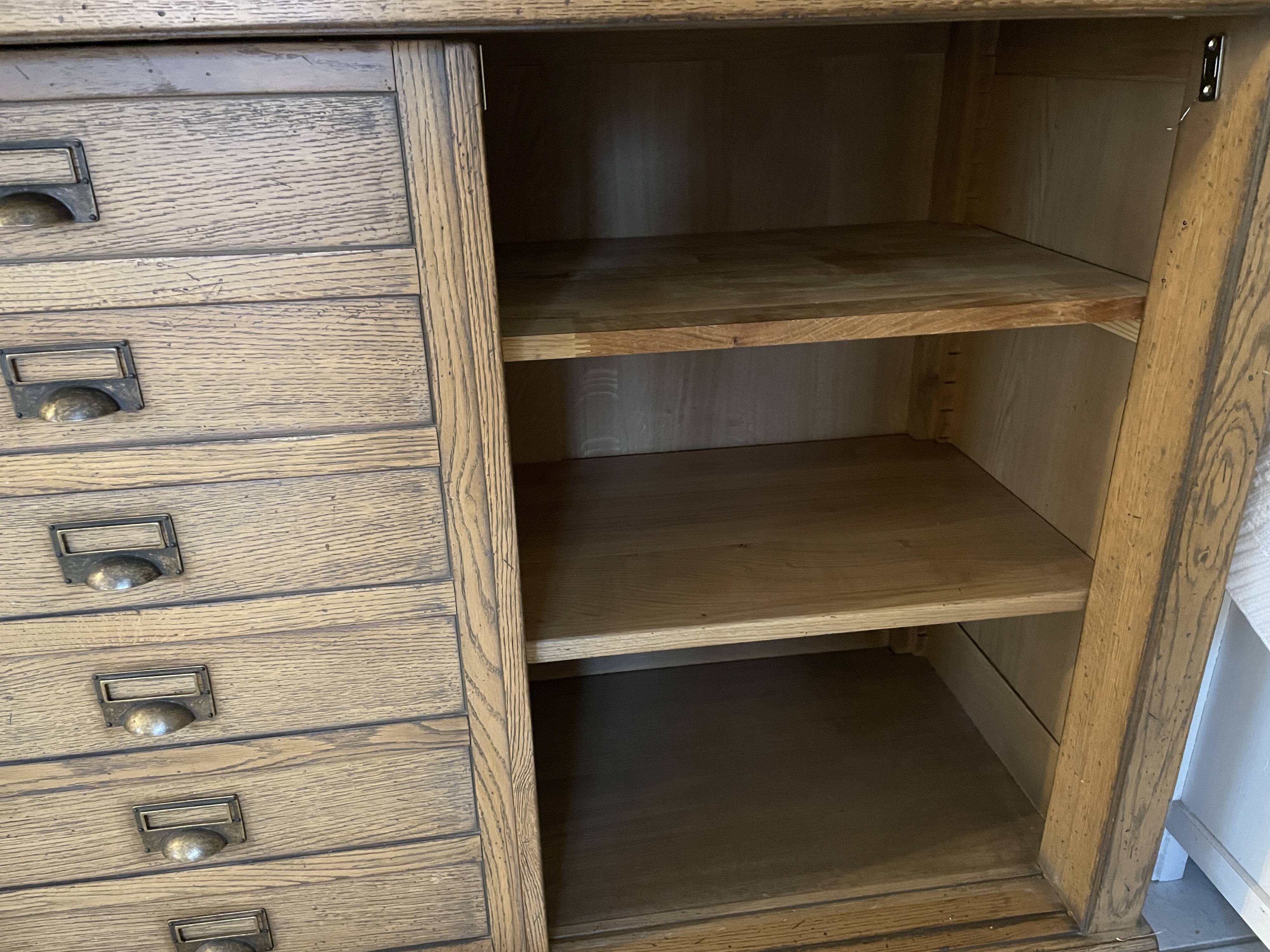 Solid oak foreman's buffet