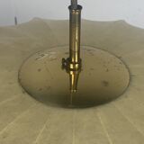 Lampe suspendue en forme de cocon OVNI du milieu du siècle avec laiton dans le style d'Achille Castiglioni, années 1960
