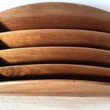 Large letter rack, wooden mail rack