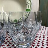 Set of 5 crystal cups