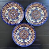 3 plates signed HB Quimper