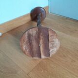 Turned wooden ashtray holder