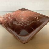 Decorative ceramic tray.