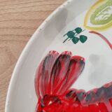 Hand-painted crustacean plates
