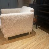 White tulle armchair