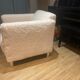 Fauteuil bouclette blanc