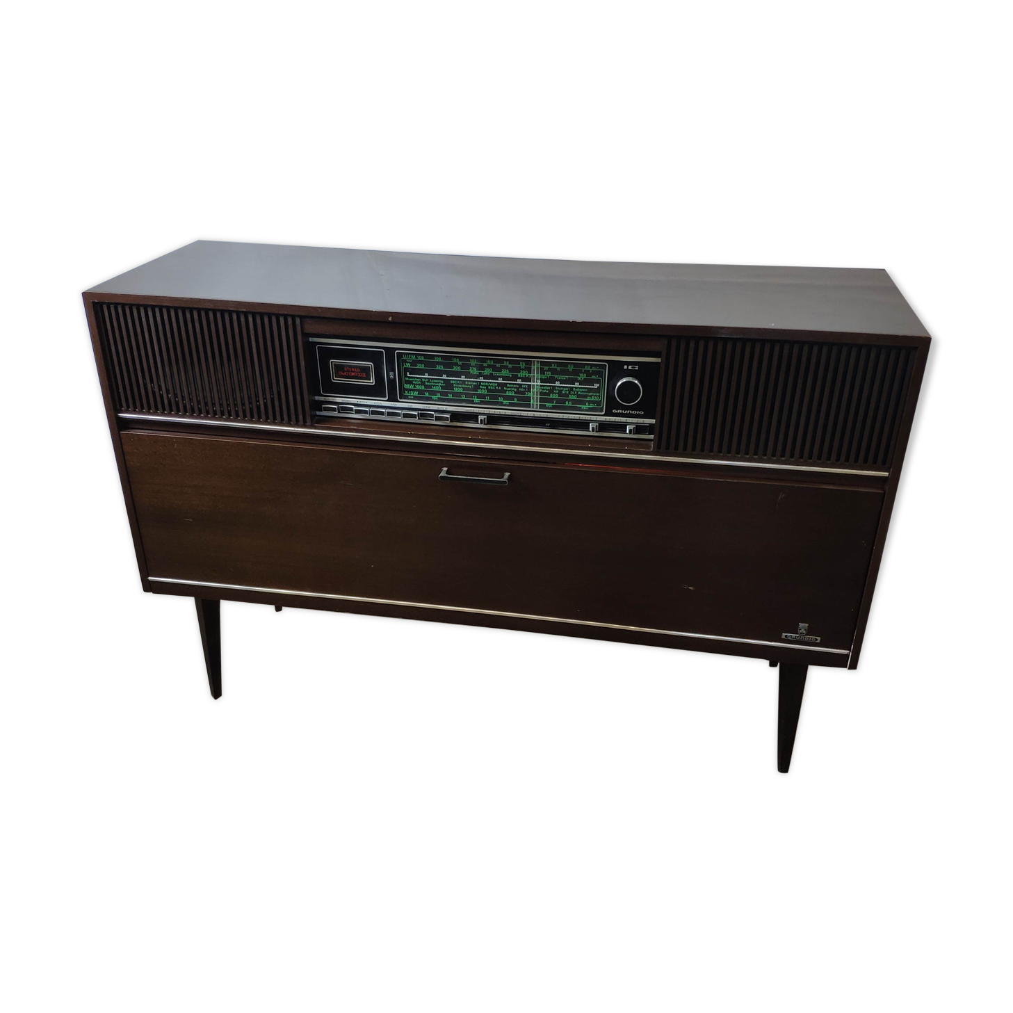 Meuble radio Grundig vintage MPX