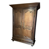 19th century Norman oak wardrobe