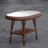 Rattan table