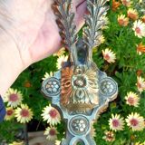Applique bougeoir en bronze en forme de fleur s.xix