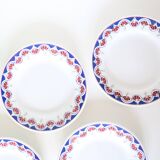 Set de 4 assiettes à dessert, Moulin des Loups