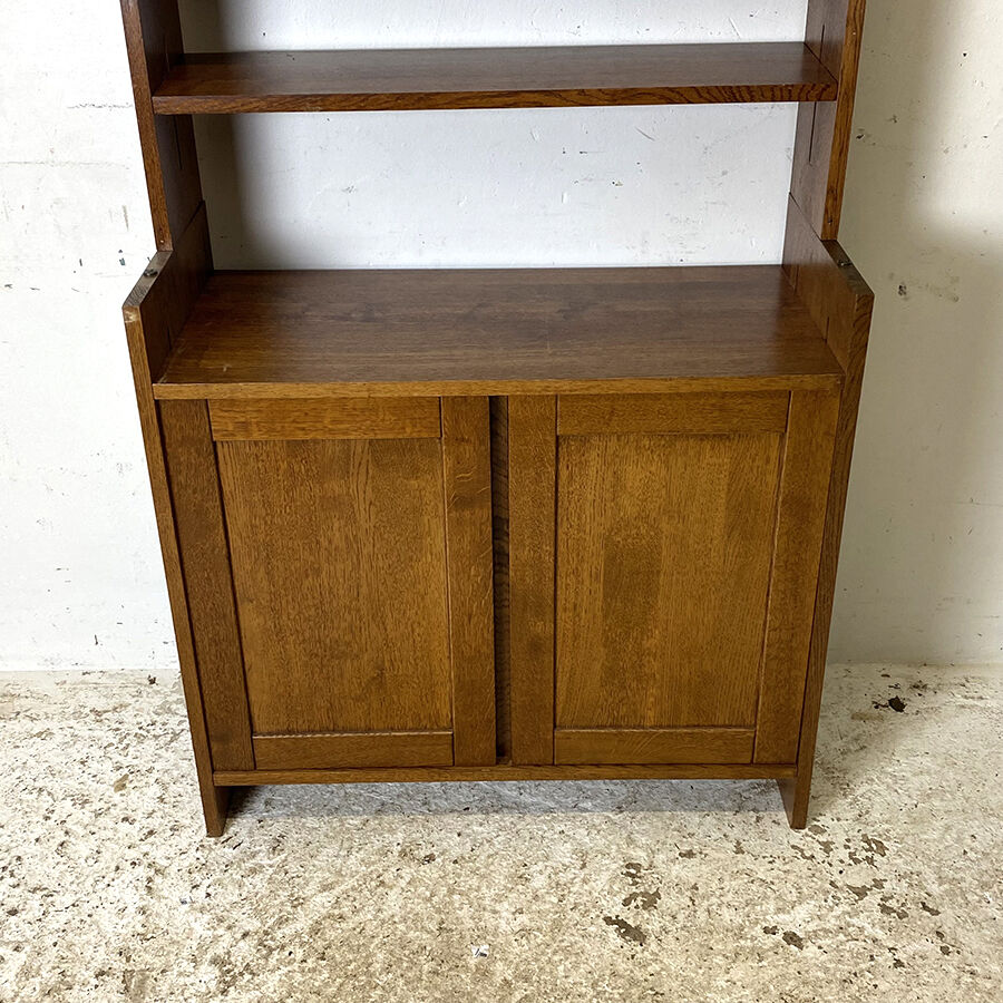 Etagère modulable chêne massif vintage 80's