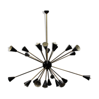 Lustre Sputnik 24 bras design