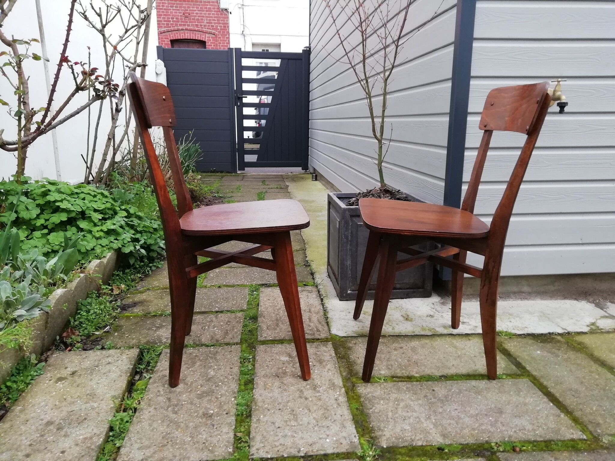Old bistro chairs