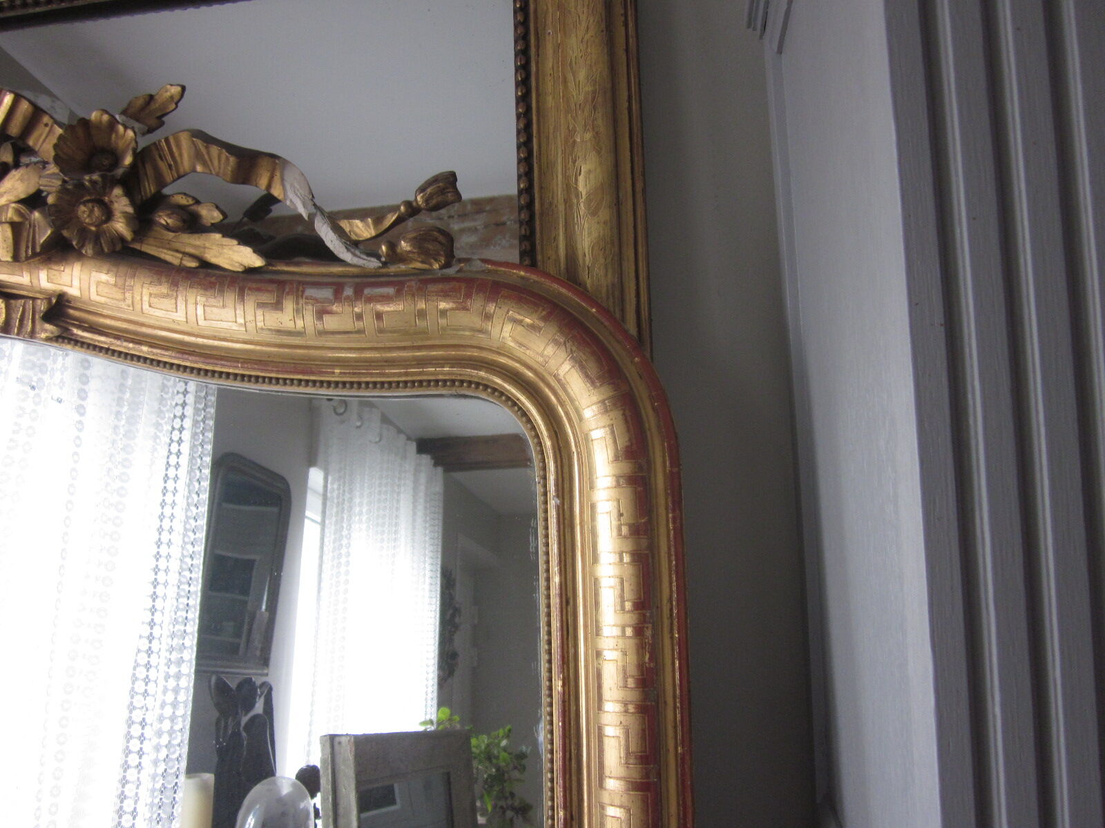 large mirror gilded XIX 2mx120cm