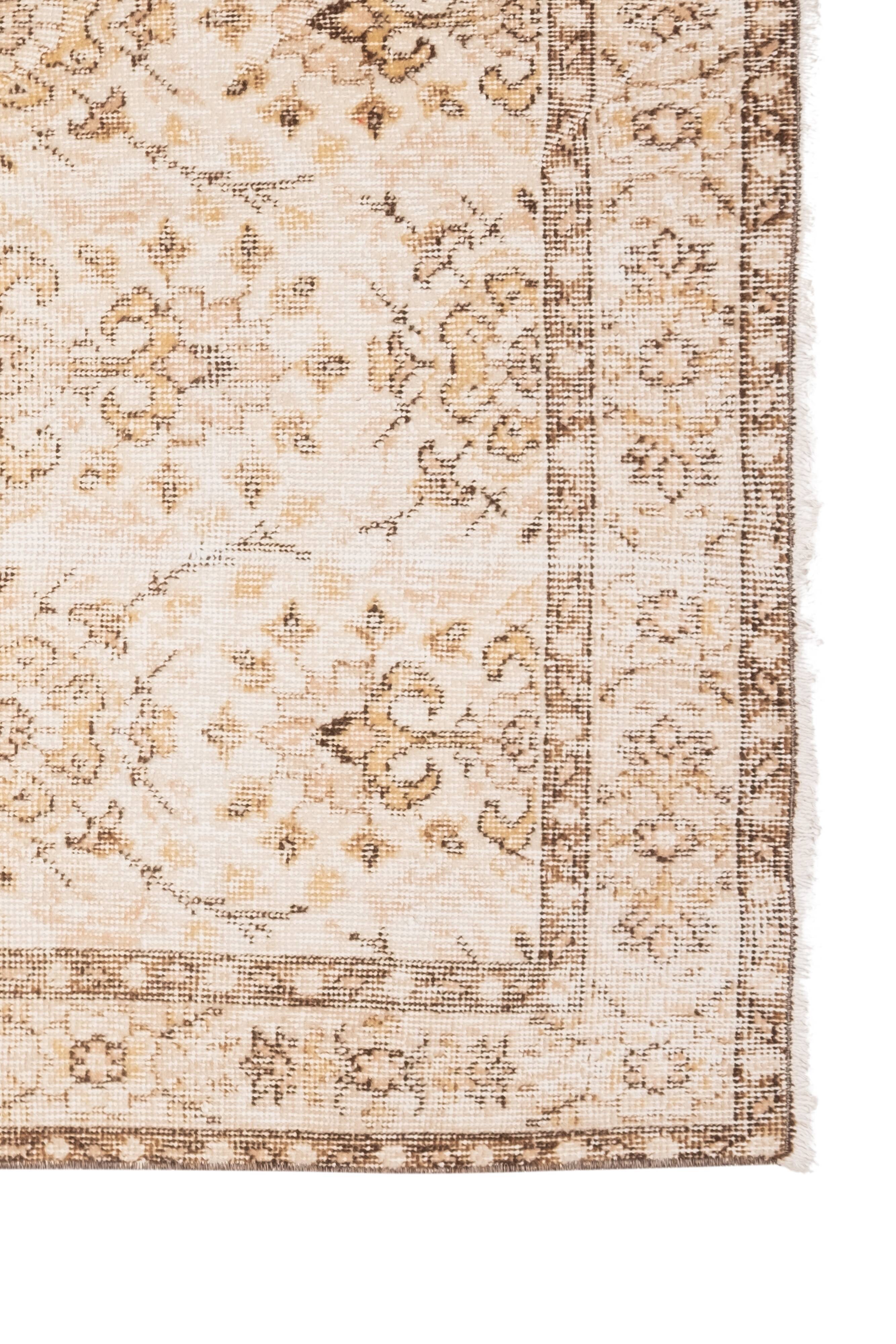 Vintage Turkish Sparta Rug 3'10" X 6'11"