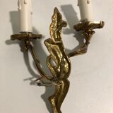 Bronze wall lamp