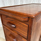 Ancien caisson de bureau en chêne, double face