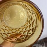 Faceted amber glasses Pernod by 5
