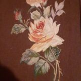 Aubusson tapestry with certificate framed