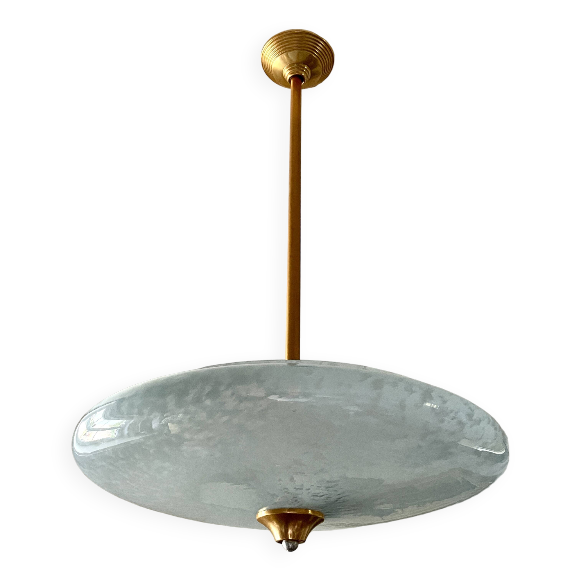 Blue Clichy glass pendant light