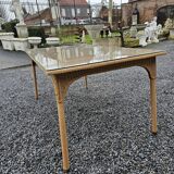 Vintage rattan table