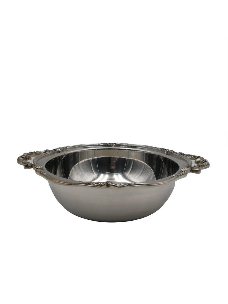 Set of 8 service pieces in silver metal Bruno Wiskemann style Louis XV 20th century