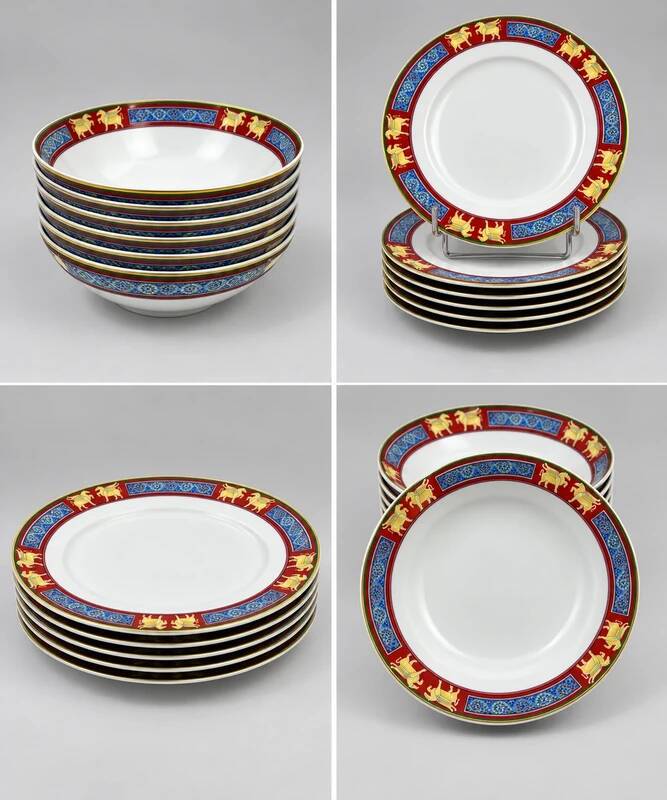 Raynaud Limoges Service de table Pégase pour 6