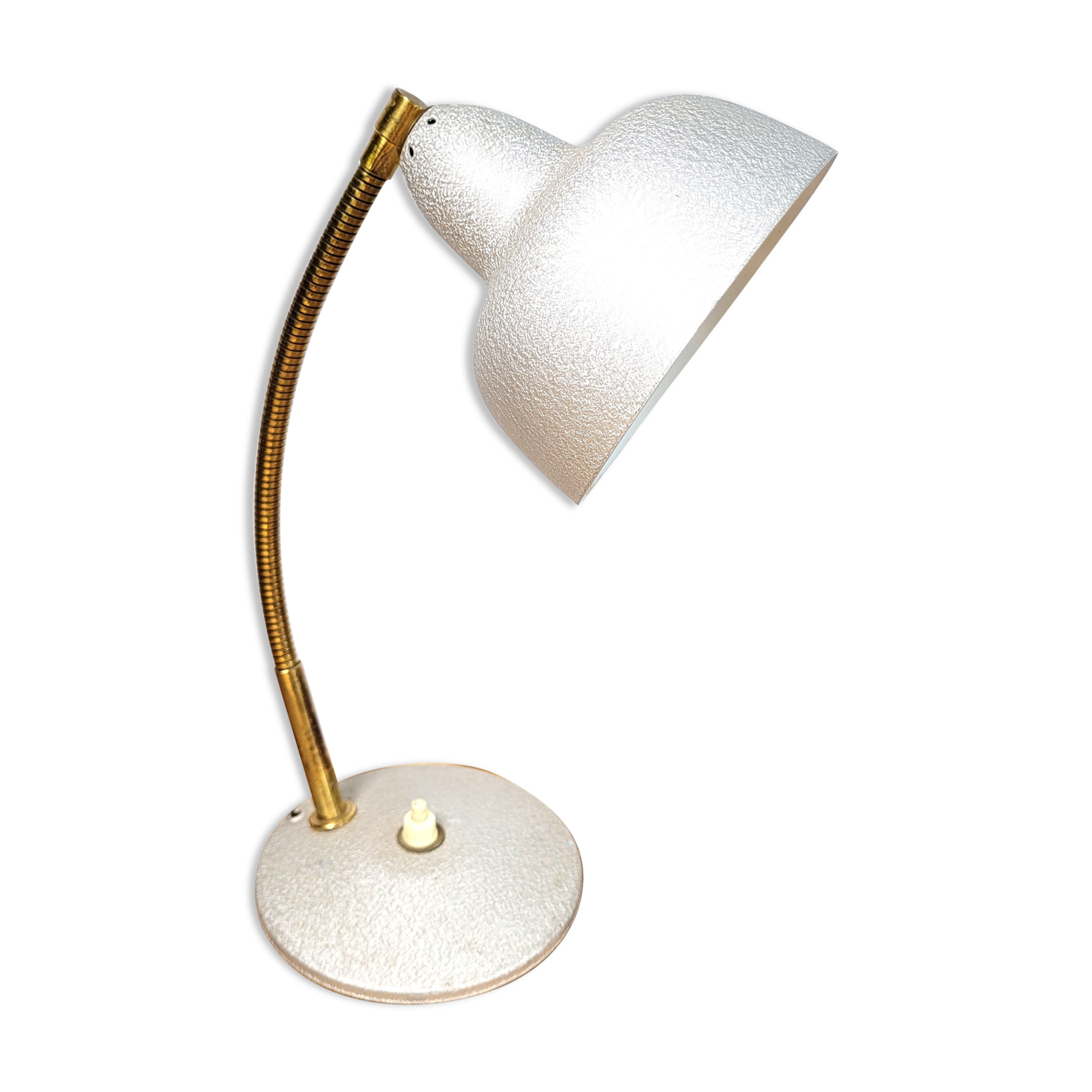 Flexible lamp alu & gold 1970