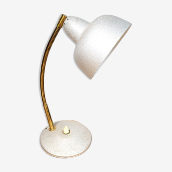 Lampe flexible alu & doré 1970