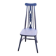 Chaise de style scandinave des années 50 patine grise