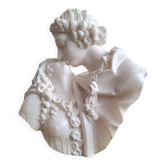 Large Carrara marble after Jean-Antoine Houdon, ancient bust “the