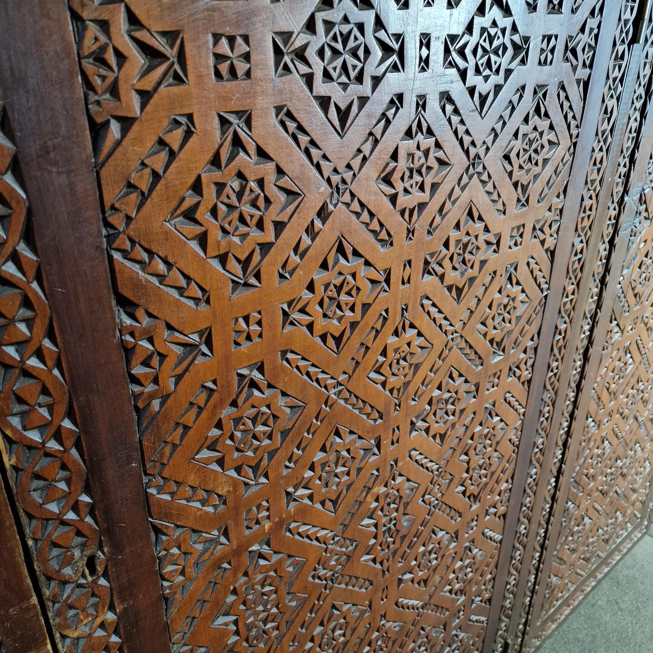 Wooden carved cabinet