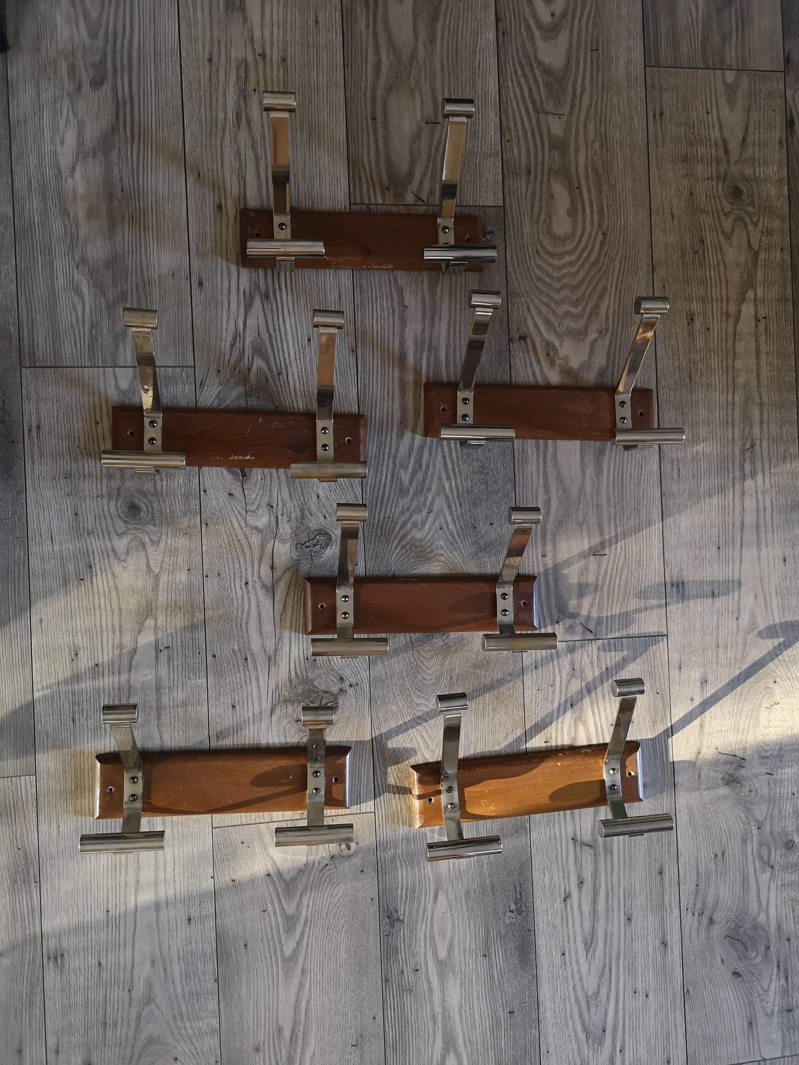 Lot of 6 vintage wall coat 70