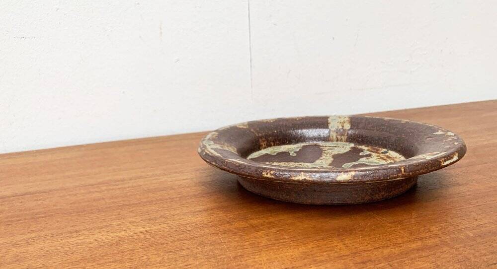 Mid-century studio pottery bowl from Visby, Denmark, 1960s.
